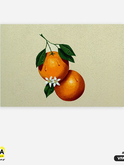 ภาพตกแต่งบ้านสำเร็จรูป Mandarin Orange VFA00007 #SOdAcollection #ภาพตกแต่งบ้านสไตล์อาหาร #อาหาร #FOOD