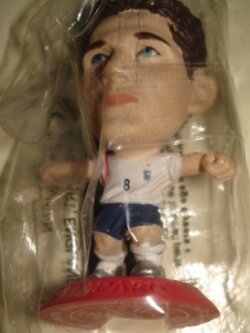 ตุ๊กตาโมเดลนักฟุตบอล ฟ.แลมพาร์ด ทีมชาติอังกฤษ โครินเธียน ไมโครสตาร์ - Series 13/2006 Red Base - MC5457 ใหม่ / F.LAMPARD ENGLAND National Football Team Corinthian MicroStars Football Figure - Series 13/2006 Red Base - MC5457 NEW