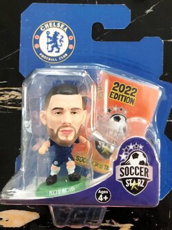ตุ๊กตาโมเดลนักฟุตบอล ม.โควาซิซ สโมสรเชลซี ซอคเกอร์สตาร์ซ - (2022/23) ใหม่ / M.KOVACIC CHELSEA Football Club SoccerStarz Football Figure - (2022/23) NEW