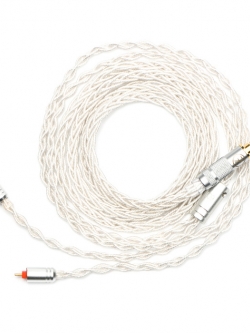 ขาย TFZ TC-01 สายทองแดงชุบเงินถัก 8 แกน หุ้มฉนวน ขั้ว2พิน 0.78