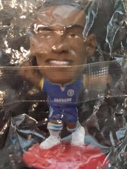 ตุ๊กตาโมเดลนักฟุตบอล ซ.คาลู สโมสรเชลซี โครินเธียน ไมโครสตาร์ - EPL 08/09 Series 17/2008 Red Base - MC11599 ใหม่ / S.KALOU CHELSEA Football Club Corinthian MicroStars Football Figure - EPL 08/09 Series 17/2008 Red Base - MC11599 NEW