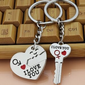 พวงกุญแจหนังพร้อมสายคล้องหนังถักPU