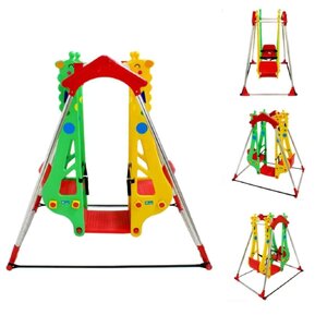 เครื่องเล่นเด็ก-ชิงช้ายีราฟฝาแฝด-แสนสนุก