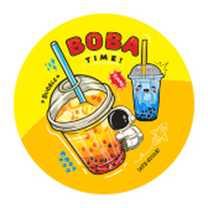 ป้ายไวนิลชานมไข่มุก