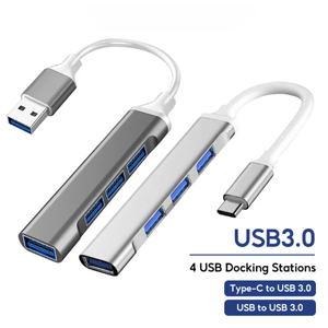USB Hub 3.0 4 Port สาย Type-C