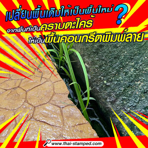 เปลี่ยนพื้นเดิมให้เป็นพื้นใหม่