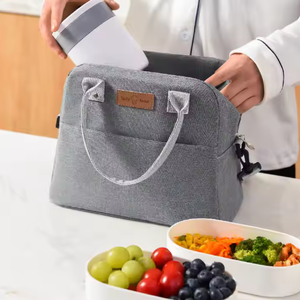 กระเป๋าเก็บอุณหภูมิ ทรงสี่เหลี่ยม ขนาด ก.27*ส.19*ก้น 16 ซม.