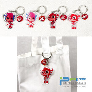 พวงกุญแจอะคริลิคใส True