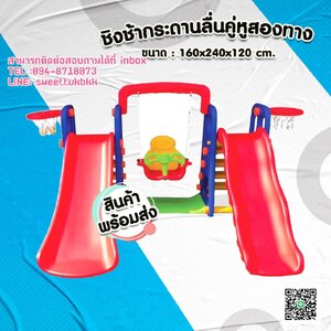 ชิงช้ากระดานลื่นคู่หูสองทาง