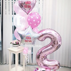 ลูกโป่ง วันเกิดเด็ก ช่อลูกโป่ง ช่อ 10 ลูก 1 ช่อ พร้อม ฟอยล์หัวใจ ขนาด 18" 1 ชิ้น,ฟอยล์ดาว ขนาด 24" 1 ชิ้น พร้อมตกแต่ง ฟอยล์ตัวเลข ขนาด 40" 1 ชิ้น พร้อมตกเเต่ง สามารถเปลี่ยนสีลูกโป่ง/เปลี่ยนข้อความ/เปลี่ยนสี-ฟอยล์ตัวเลข/เปลี่ยนฟอยล์ตกแต่งได้