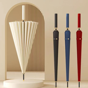 ร่มกอล์ฟ 25 นิ้ว 24ก้าน โครงไฟเบอร์ ด้ามเปิดอัติโนมัติ พร้อมปลอกสายสะพาย