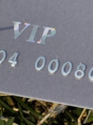 ตัวอย่างการ์ดรันเลขนูน บัตรแข็งปั๊มเลข