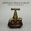 ก๊อกน้ำทองเหลือง งานเก่า สภาพสวย Antique Brass Faucet