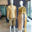 พร้อมเช่า ชุดแต่งงานไทยประยุกต์ สีทอง (ราคาเช่าเป็นคู่)