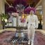 พร้อมเช่า ชุดสูทชาย พลัสไซส์ สีขาว แต่งขอบปก ผ้าใส่สบาย