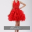 พร้อมเช่า ชุดแฟนซี เช่า 500 ชุดราตรีสั้น สีแดง คล้องคอ กระโปรงระบาย ทรงฟูสวย
