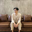 พร้อมเช่า ชุดสูทชาย สูทเพื่อนเจ้าบ่าว สีครีม เบจ Beige Brown (ไม่มีกั๊ก)