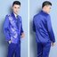 Pre-order ชุดสูทจีนชาย สีแดงปกคอแดง พิมพ์ลายกราฟฟิก