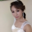 พร้อมเช่า ชุดราตรียาว สีครีม Champagne ผ้าซาตินมันเงา สวยหรู ประดับคริสตัลช่วงบนอกจับจีบ ชายกระโปรงยาว