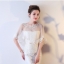 Preorder เสื้อคลุมชุดราตรี ตาข่ายลูกไม้ สีขาว สวยหรู