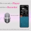 ONN W8 เครื่องเล่นเพลงพกพา รองรับ Bluetooth บันทึกเสียง นับก้าวเดินเหมาะสำหรับออกกำลังกาย