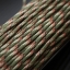 เชือกพาราคอร์ด PARACORD 550 คุณภาพสูง # ARMY GREEN CAMO ใช้ได้งานได้เอนกประสงค์