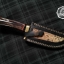 มีดดามัสกัส (Damascus) ด้ามกระดูกอูฐ (Camel Bone) ขนาด 9.4 นิ้ว 512 Layer นำเข้าจาก ปากีสถาน DPK002