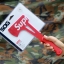 ขวานเดินป่า SOG Supreme Hand Axe สีแดง ทนทาน พวกพาสะดวก OEM