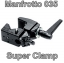 ตัวจับอเนกประสงค์ Manfrotto 035 Super Clamp ใช้จับวัสดุทรงกลม ทรงเหลี่ยม กิ่งไม้ ขอบไม้ ใช้ติดตั้งกล้องถ่ายภาพทุกชนิด ประกันศูนย์ 5 ปี