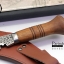 มีดใบตาย มีดเดินป่าทรงกรูข่าลายค้อนตี Kukri ขนาด 14 นิ้ว ด้ามไม้พร้อมปลอกซองหนัง
