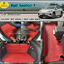 พรมปูพื้นรถยนต์ BYD Sealion 7 (บีวายดี ซีไลอ้อนเจ็ด) ปูพรมVVIP สีแดงไวน์ด้ายทอง 6 ชิ้น