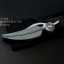 มีดพับรูปใบไม้ KNIFE ดีไซน์สวย ขนาด 7.25 นิ้ว