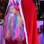 พร้อมเช่า ชุดแฟนซี เกาะอก ชุดราตรีสั้น สายรุ้ง Rainbow น่ารักมากมาย กระโปรงสีสวย