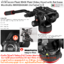หัววิดีโอแบบ Fluid 504X Fluid Video Head with flat base Manfrotto MVH504XAH ประกันศูนย์ 5 ปี