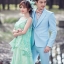 พร้อมเช่า ชุดสูทชาย สีฟ้า พร้อมเสื้อกั๊ก (เฉพาะไซส์ S)