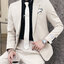 พร้อมเช่า เสื้อสูทชาย สีApricot หล่อเนียบ ทรงสลิม ** เฉพาะ S,M**