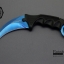 มีดคารัมบิต (Karambit) Honshu (OEM) ใบสีน้ำเงิน คมกริบ