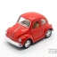 โมเดลรถเหล็ก รถเต่า Volkswagen 1967 ย่อส่วน Short Body สีแดง