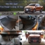 พรมกระดุมเล็ก Ford Ranger 4 ประตู 2017 สีดำขอบดำ