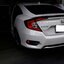 พรมรถยนต์ Honda Civic 2020 ปูพรม8D สีดำล้วนเย็บติดกับพรม6D สีดำ เข้ารูป