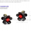 Renachris ที่หนีบผมเซลลูโลสดอกไม้ เก็บปอยผม ( ราคาต่อคู่ )