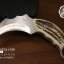 มีดคารัมบิตใบตาย (Karambit) Scorpion Claw ด้ามเขาสัตว์เทียม (OEM)