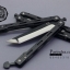 มีดบาลีซอง Balisong มีดควง มีดปีกผีเสื้อ ปลาย Tanto ด้ามสีดำ BLA018
