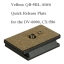 Velbon QB-5RL เพลท Quick Release Plate with Video Pin (Long) for the DV-6000, CX-586 Tripod
