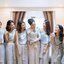 เช่า ชุดไทย ชุดเพื่อนเจ้าสาว ชุดไทยผ้าถุงสีเทาเงิน สไบเรียบ สีเทา