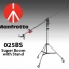 ชุดคานเสาหัวไฟสีดำ Manfrotto 025BS Super Boom with 008BU Stand – Black พร้อมลูกเหล็กน้ำหนัก ปลายคานปรับมุมได้ 360 องศา ใช้ติดตั้งหัวไฟ ใช้ตีไฟมุมสูง ประกันศูนย์ 5 ปี