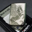 ไฟแช็ค Zippo แท้ ลายม้าเพกาซัส "Winged Pegasus Black Ice Chrome" #28802 แท้นำเข้า 100%