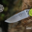 มีดพับ ONTARIO Model-1 ด้าม Fluorescent Green คมกริบ ขนาด 8 นิ้ว (OEM)