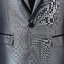 พร้อมเช่า ชุดสูทชาย สีเทาเงิน Metallic Silver