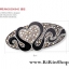 Rena chris กิ๊บสปริงหัวใจขนาดใหญ่ประดับคริสตัล Swarovski AB หรูหราค่ะ (Black) ลด 30%